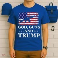 God Guns And Trump T-Shirt thumb 6