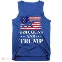 God Guns And Trump Tank Top thumb 0