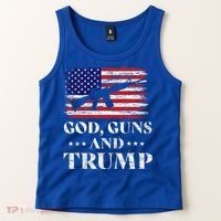 God Guns And Trump Tank Top thumb 2