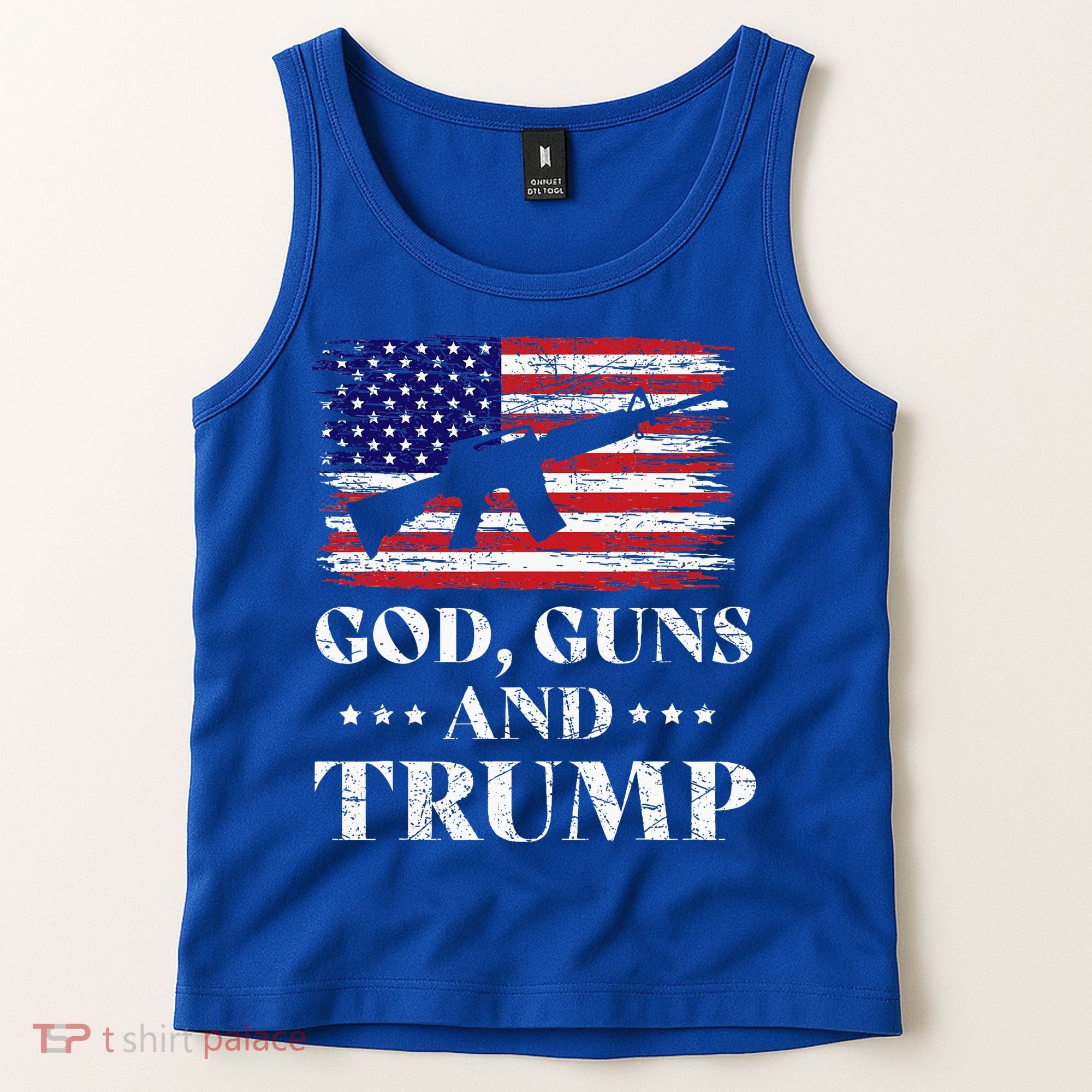 God Guns And Trump Tank Top