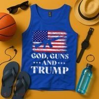 God Guns And Trump Tank Top thumb 4
