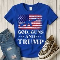 God Guns And Trump Women's T-Shirt thumb 3