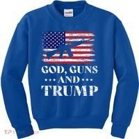 God Guns And Trump Kids Sweatshirt thumb 0