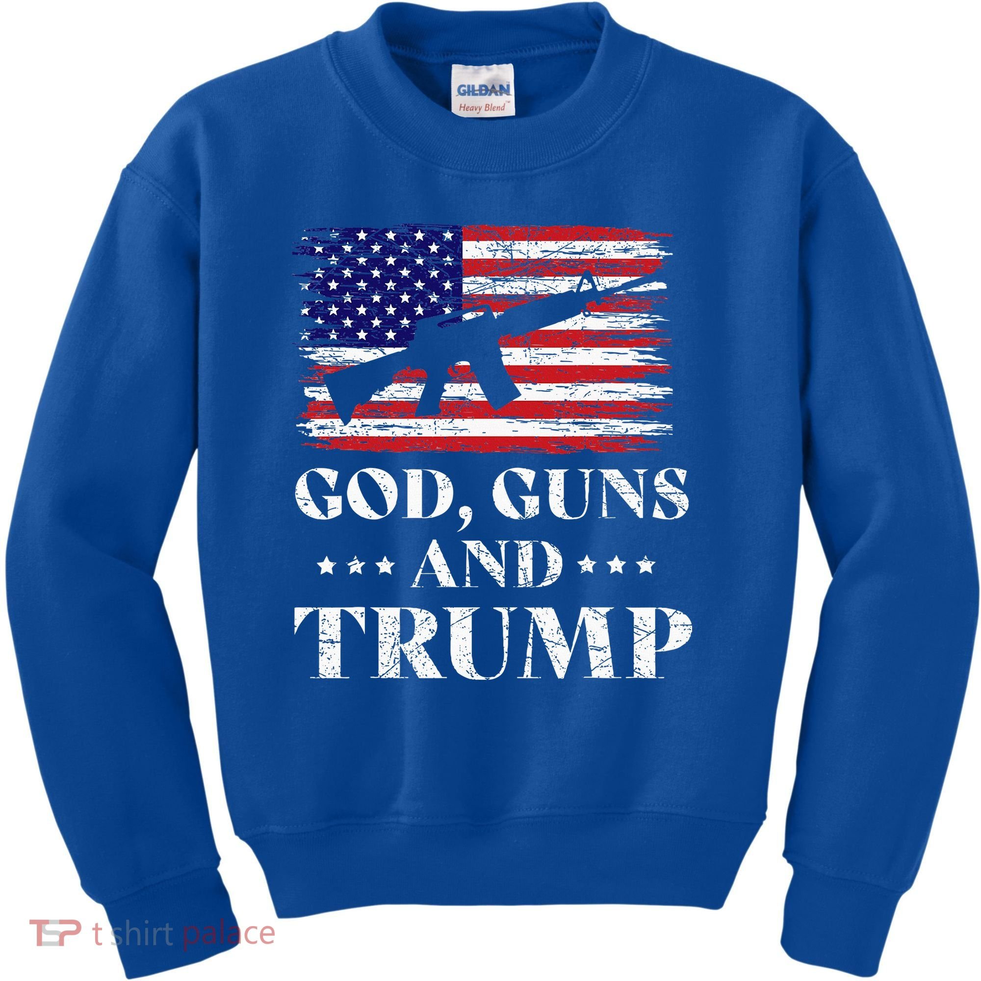 God Guns And Trump Kids Sweatshirt