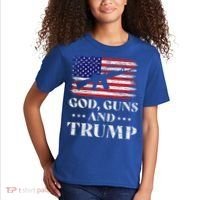 God Guns And Trump Kids T-Shirt thumb 2