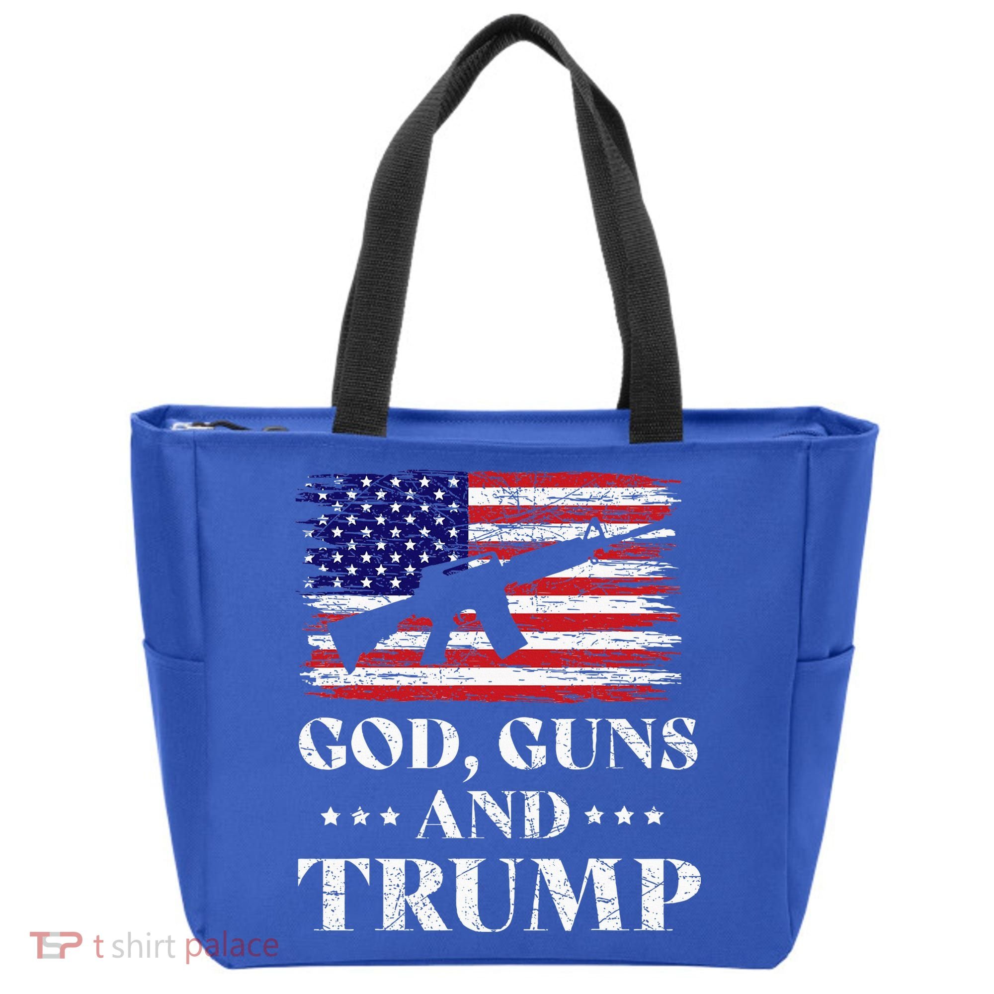 God Guns And Trump Tote Bag