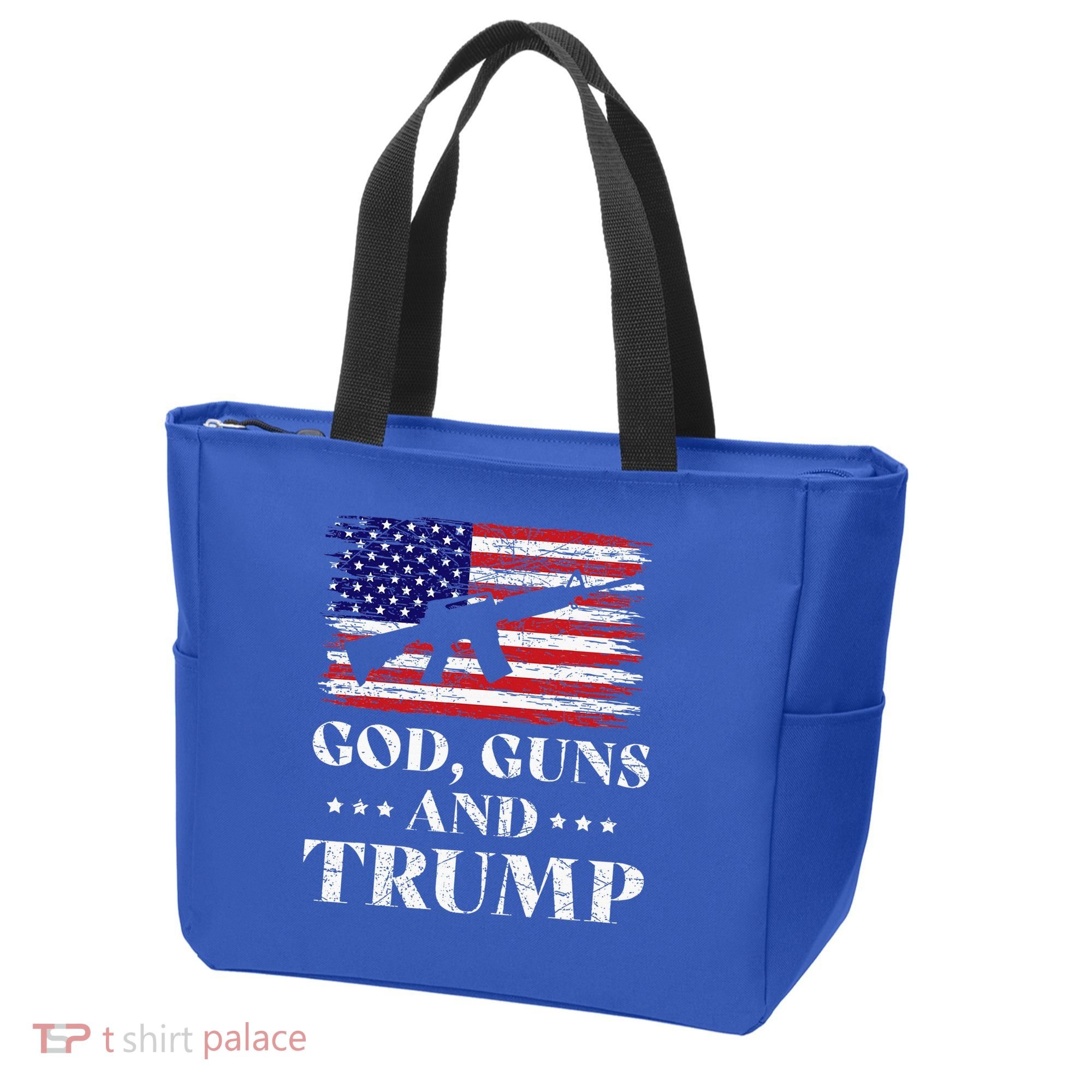 God Guns And Trump Tote Bag