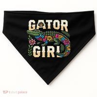 Gator Girl Alligator Crocodile USA-Made Doggie Bandana thumb 0