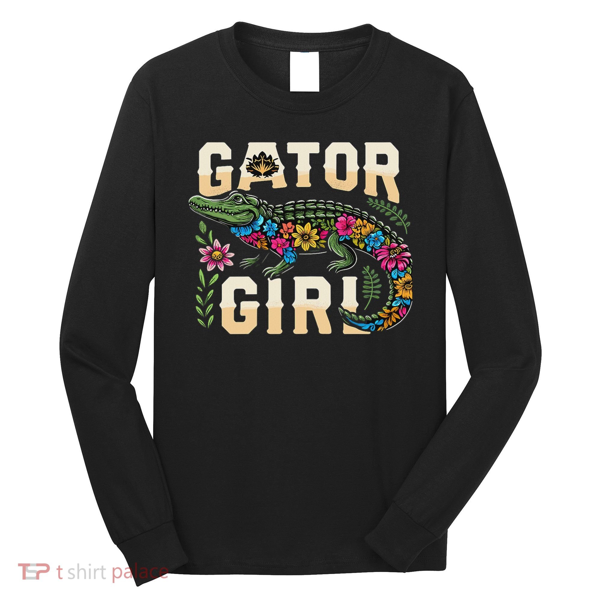 Gator Girl Alligator Crocodile Long Sleeve Shirt