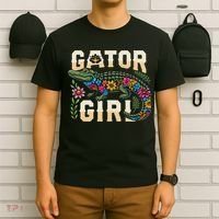 Gator Girl Alligator Crocodile T-Shirt thumb 6