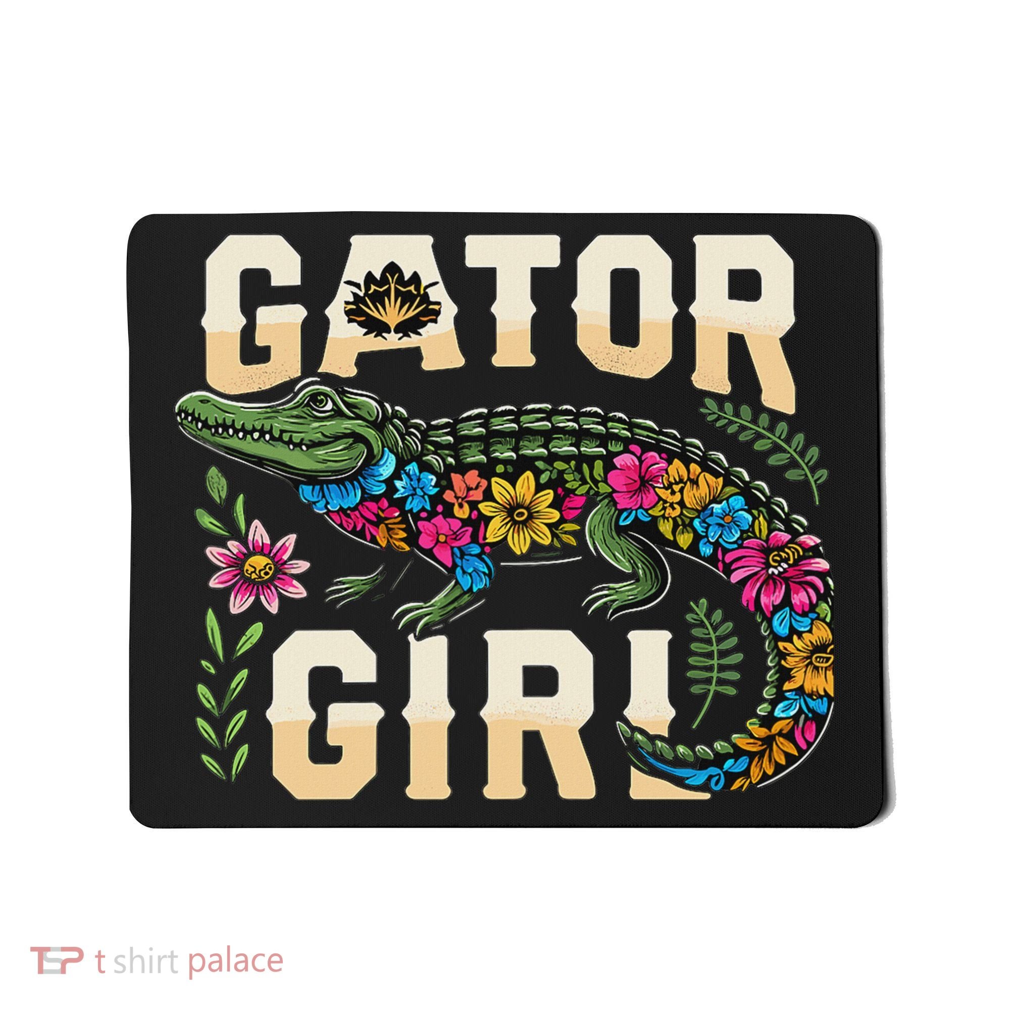 Gator Girl Alligator Crocodile Mousepad