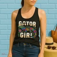 Gator Girl Alligator Crocodile Women's Tank Top thumb 2