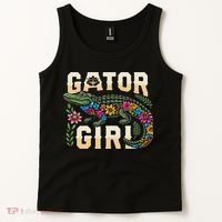 Gator Girl Alligator Crocodile Tank Top thumb 2