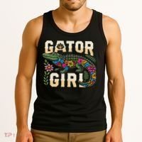 Gator Girl Alligator Crocodile Tank Top thumb 3