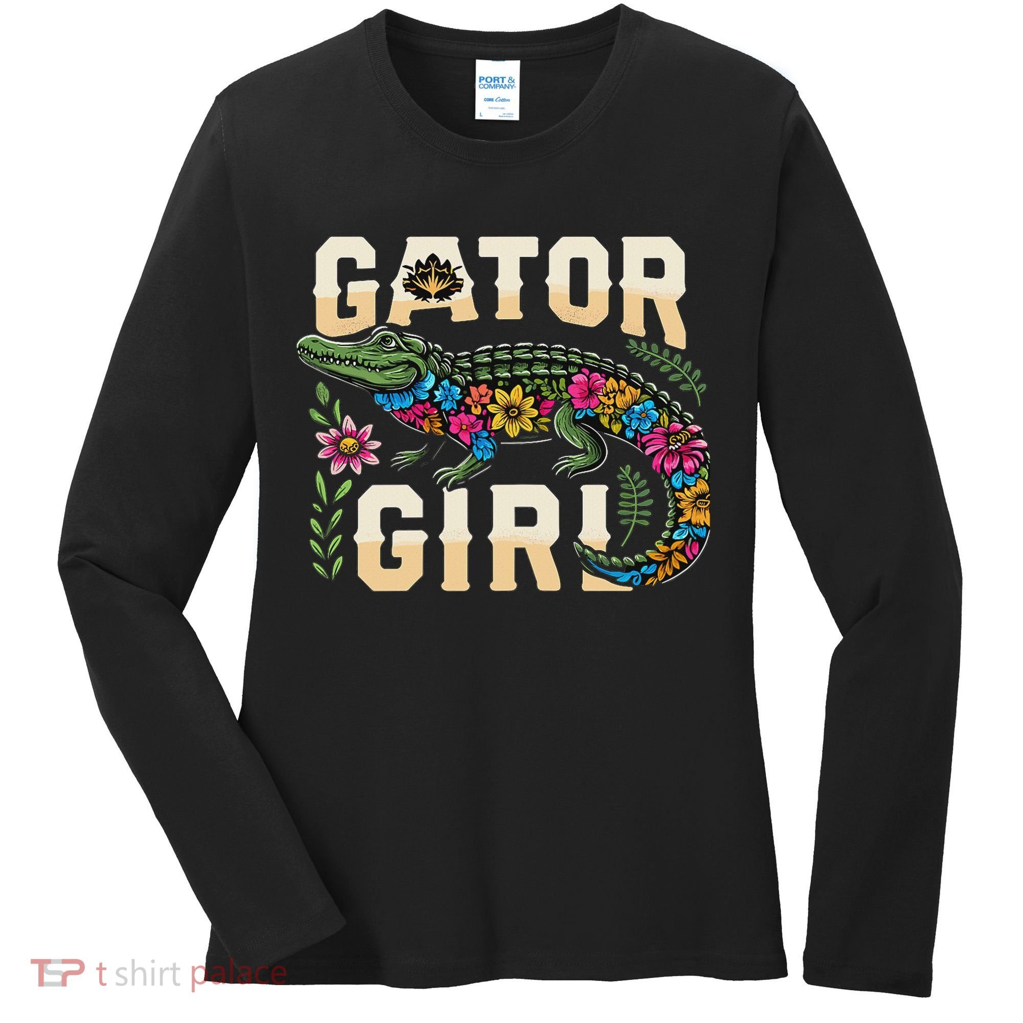 Gator Girl Alligator Crocodile Women's Long Sleeve Shirt