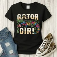 Gator Girl Alligator Crocodile Women's T-Shirt thumb 3