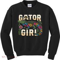 Gator Girl Alligator Crocodile Kids Sweatshirt thumb 0
