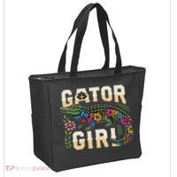 Gator Girl Alligator Crocodile Tote Bag thumb 2