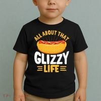 Glizzy Gobbler All About That Glizzy Life Hot Dog Toddler T-Shirt thumb 2