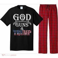 God Guns And Trump Pajama Set thumb 0