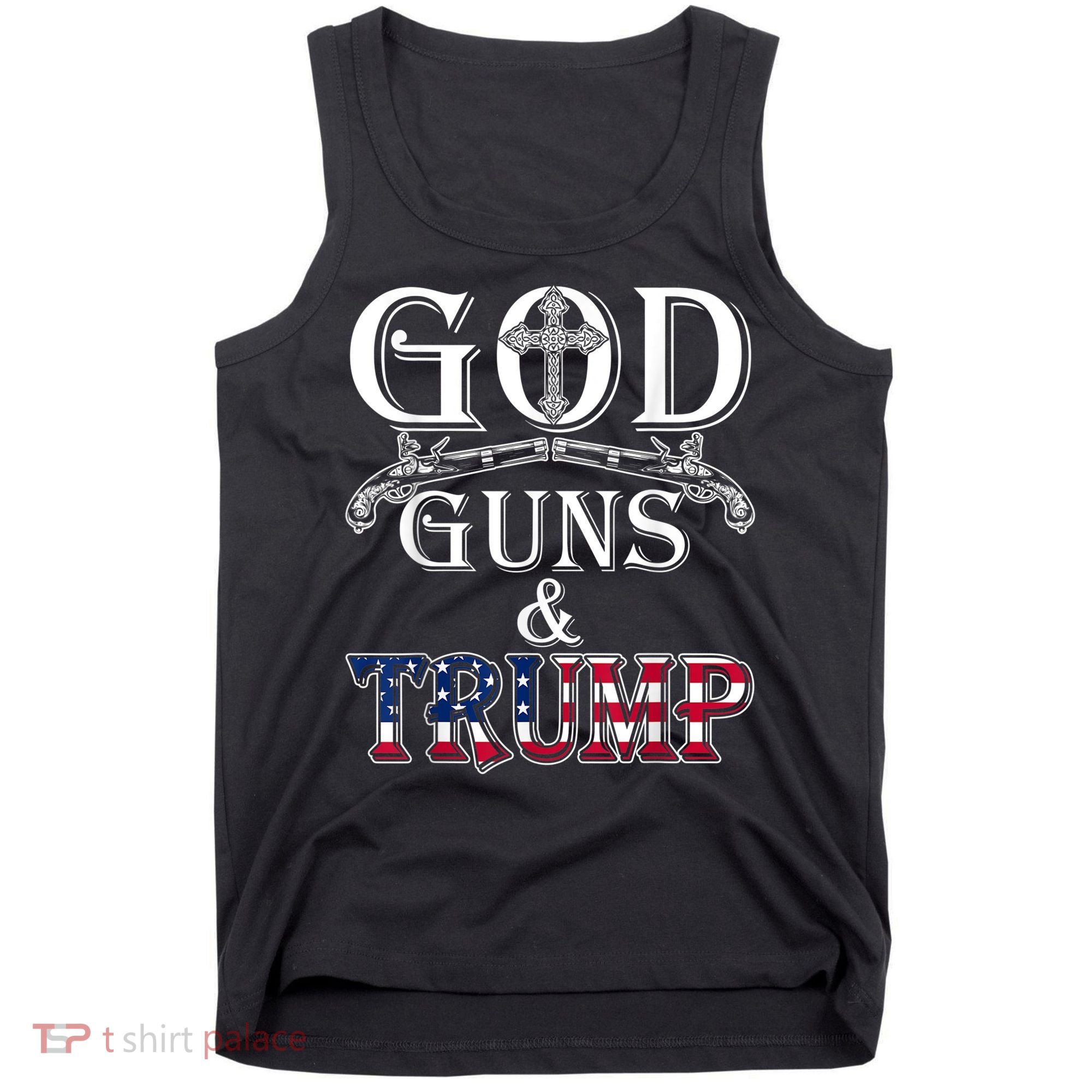 God Guns And Trump Tank Top