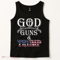 God Guns And Trump Tank Top thumb 2
