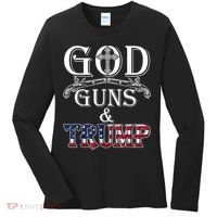 God Guns And Trump Women's Long Sleeve Shirt thumb 0