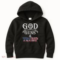 God Guns And Trump Kids Hoodie thumb 0