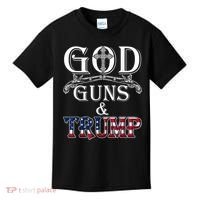 God Guns And Trump Kids T-Shirt thumb 0