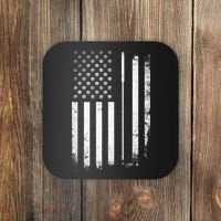 Golf Golfer American Flag Golf Flat Coaster thumb 0