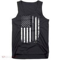 Golf Golfer American Flag Golf Flat Tank Top thumb 0