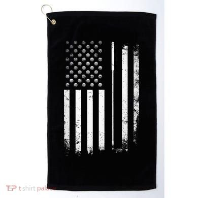 Golf Golfer American Flag Golf Flat Golf Towel