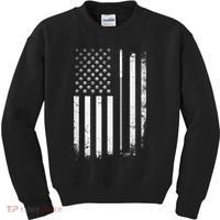 Golf Golfer American Flag Golf Flat Kids Sweatshirt thumb 0