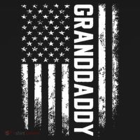 Granddaddy Gift America Flag Gift For Father's Day Ornament thumb 1