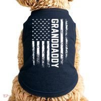 Granddaddy Gift America Flag Gift For Father's Day Doggie Tank thumb 0