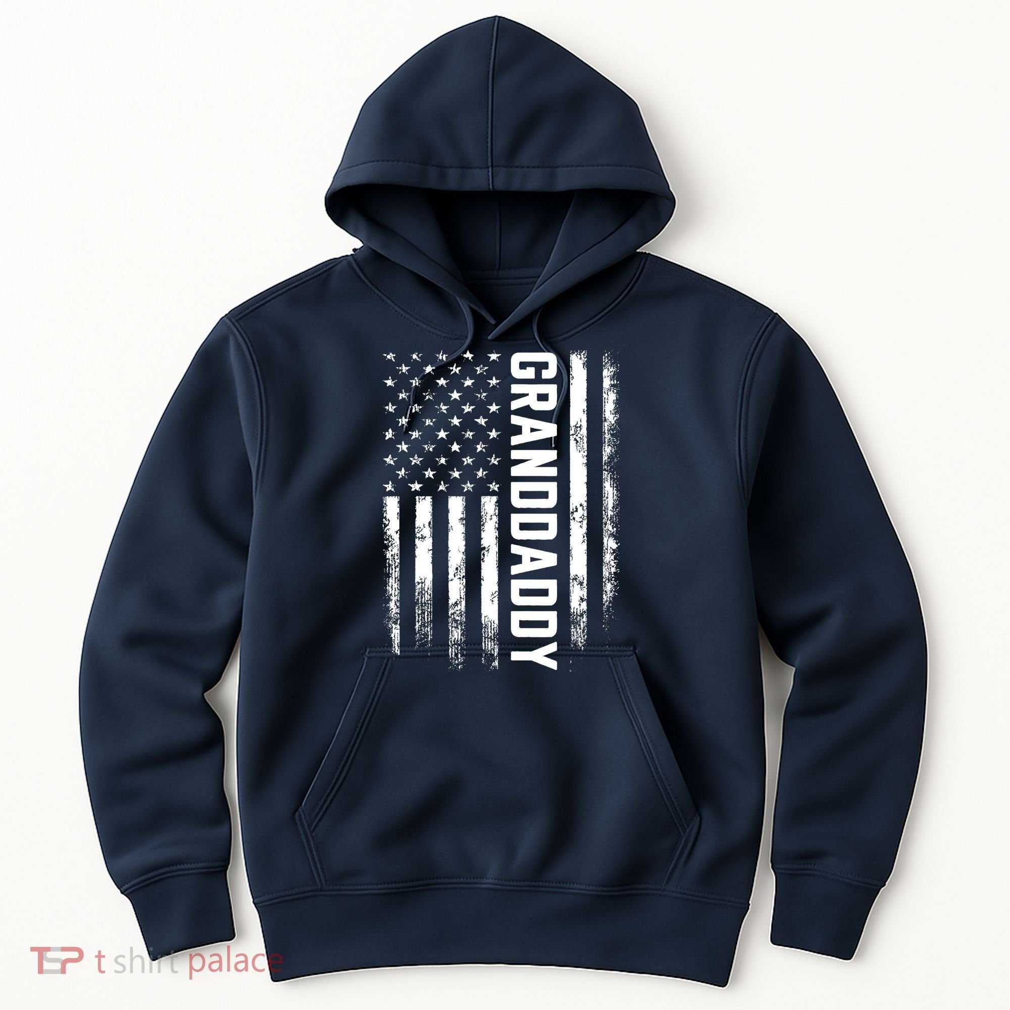 Granddaddy Gift America Flag Gift For Father's Day Hoodie
