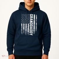 Granddaddy Gift America Flag Gift For Father's Day Hoodie thumb 2