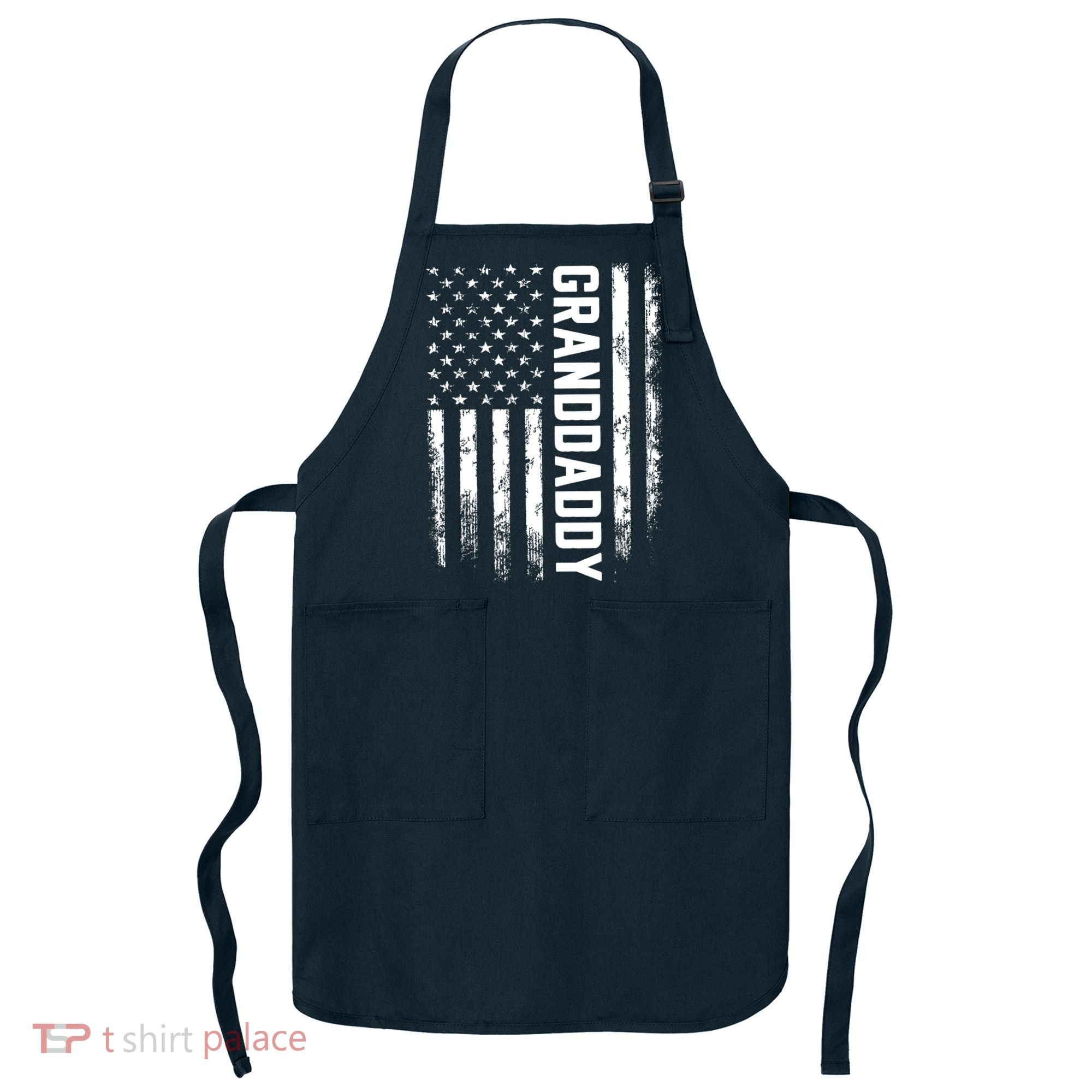 Granddaddy Gift America Flag Gift For Father's Day Apron