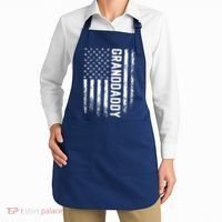 Granddaddy Gift America Flag Gift For Father's Day Apron thumb 2