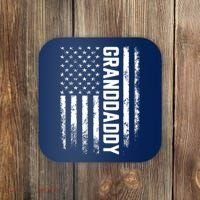 Granddaddy Gift America Flag Gift For Father's Day Coaster thumb 0