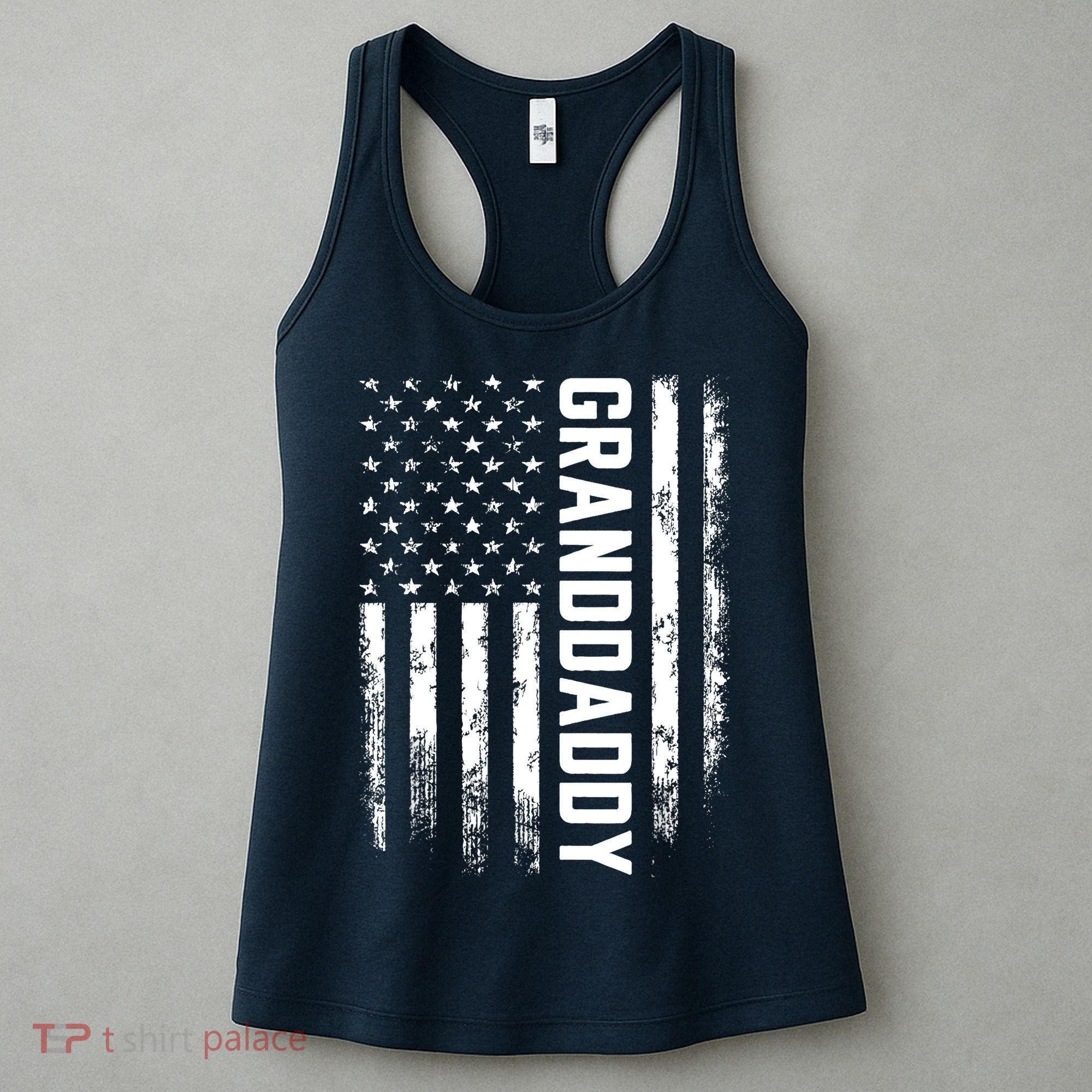 Granddaddy Gift America Flag Gift For Father's Day Women's Tank Top