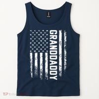 Granddaddy Gift America Flag Gift For Father's Day Tank Top thumb 2