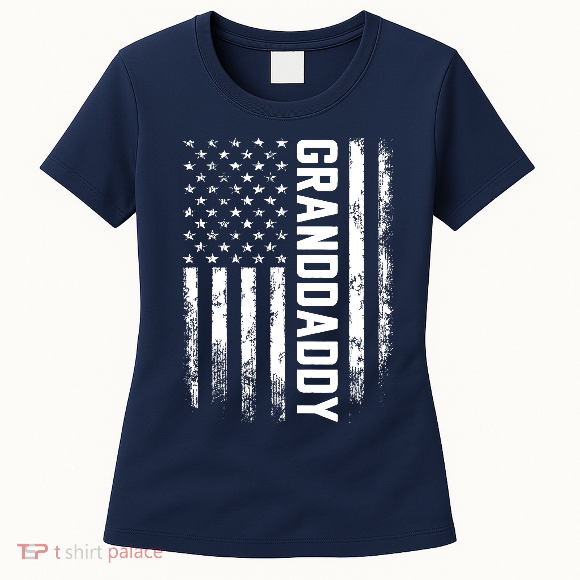 Granddaddy Gift America Flag Gift For Father's Day Women's T-Shirt