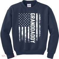 Granddaddy Gift America Flag Gift For Father's Day Kids Sweatshirt thumb 0