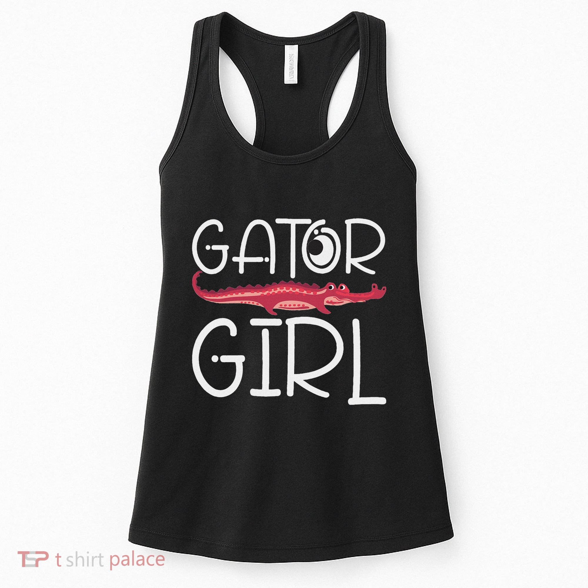 Gator Girl Alligator Crocodile Zoo Animal Lover Women's Tank Top