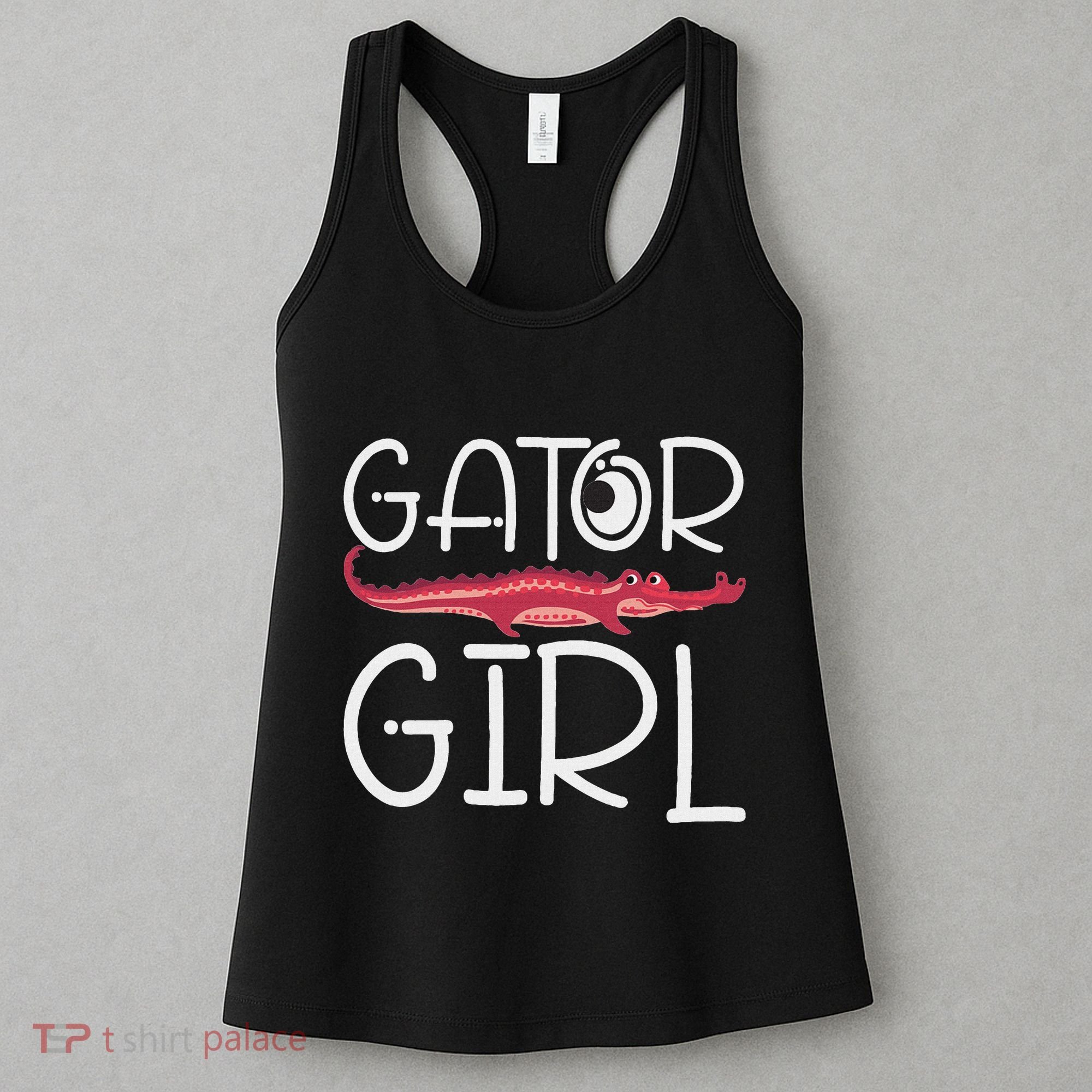 Gator Girl Alligator Crocodile Zoo Animal Lover Women's Tank Top