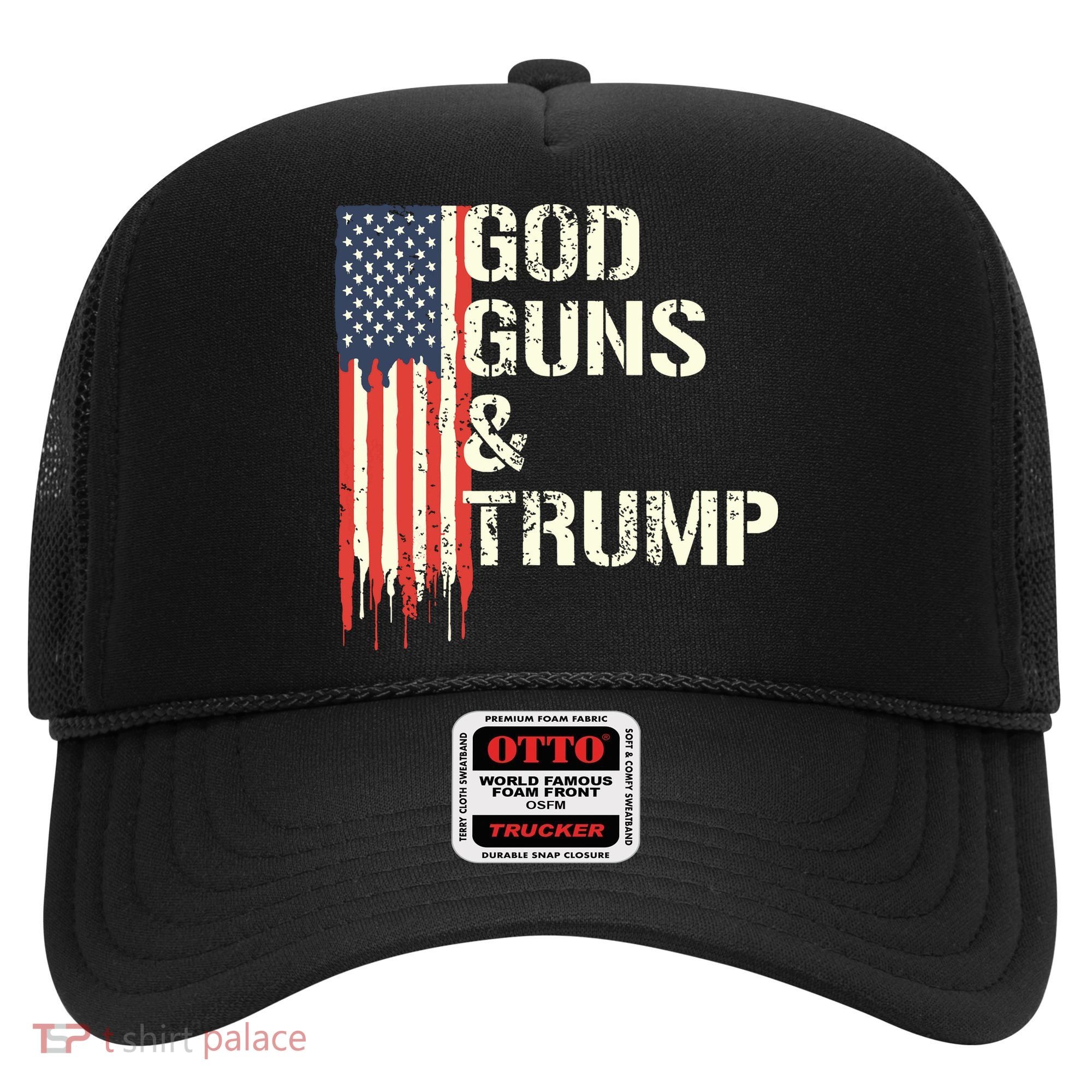 God Guns And Trump I 2nd Amendment Trump Flag America Hat