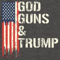 God Guns And Trump I 2nd Amendment Trump Flag America Women's Tank Top thumb 5