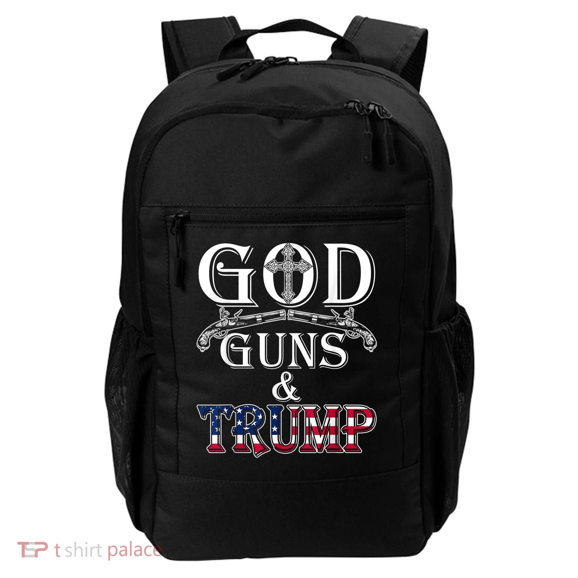 God Guns And Trump Shirt 2nd Amendment Backpack