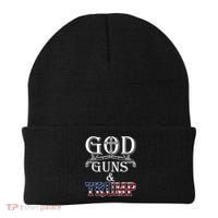 God Guns And Trump Shirt 2nd Amendment Beanie thumb 0